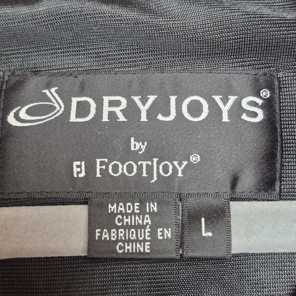 FootJoy DryJoys Wind Jacket Mens Large Red Short‎ Sleeve Golf Windbreaker